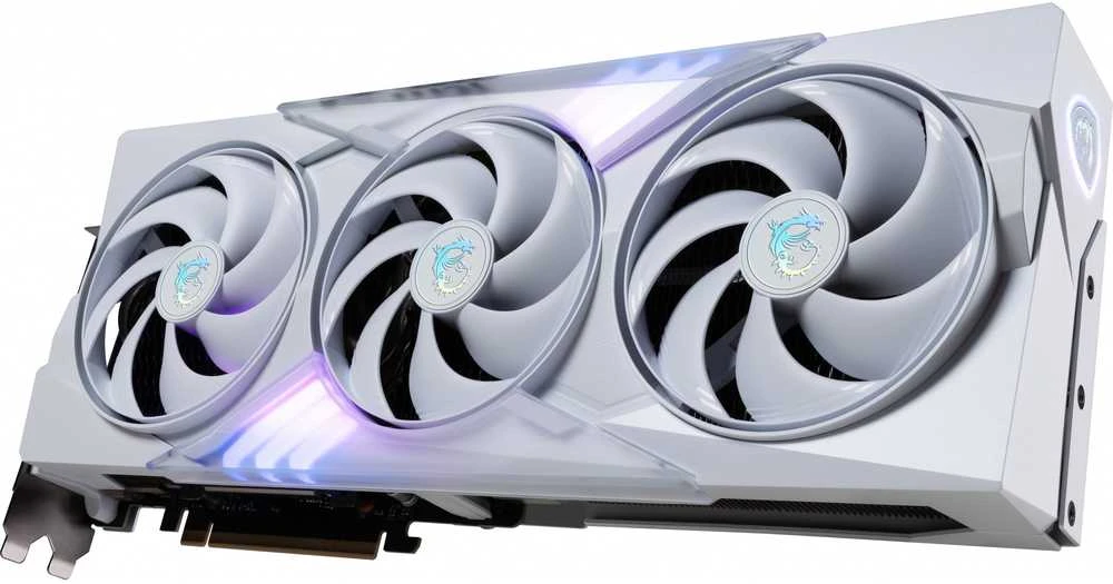 MSI GAMING GEFORCE RTX 5080 16G TRIO OC Baltas vaizdo plokštė NVIDIA 16 GB GDDR7
