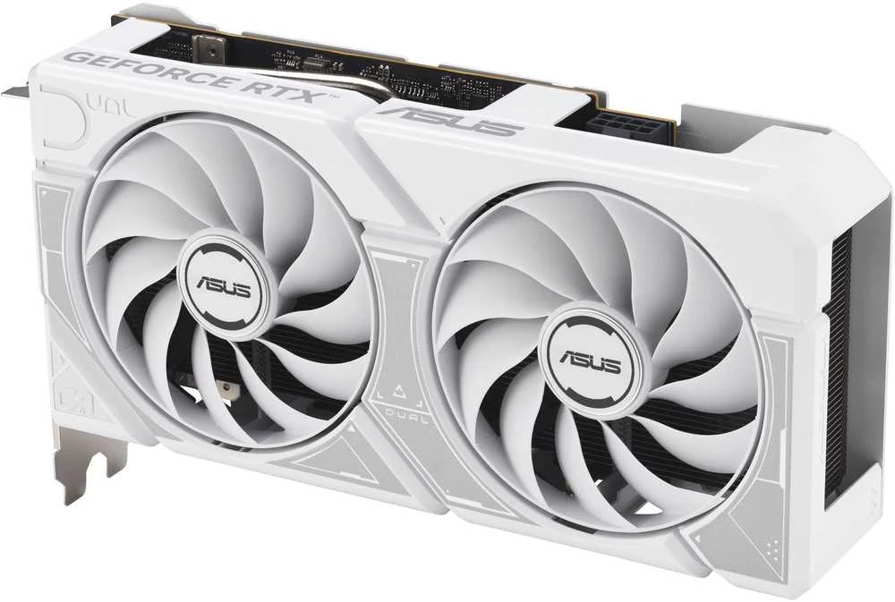 Vaizdo plokštė ASUS Dual GeForce RTX 5060 Baltas OC leidimas, 8192 MB GDDR7