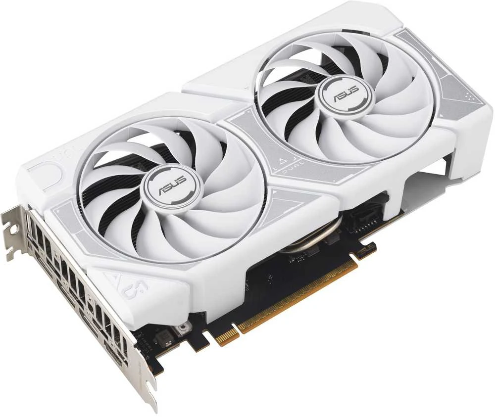 Vaizdo plokštė ASUS Dual GeForce RTX 5060 Baltas OC leidimas, 8192 MB GDDR7