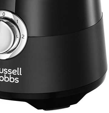 Plakiklis Russell Hobbs 24722-56 matinės juodos spalvos stalo trintuvas