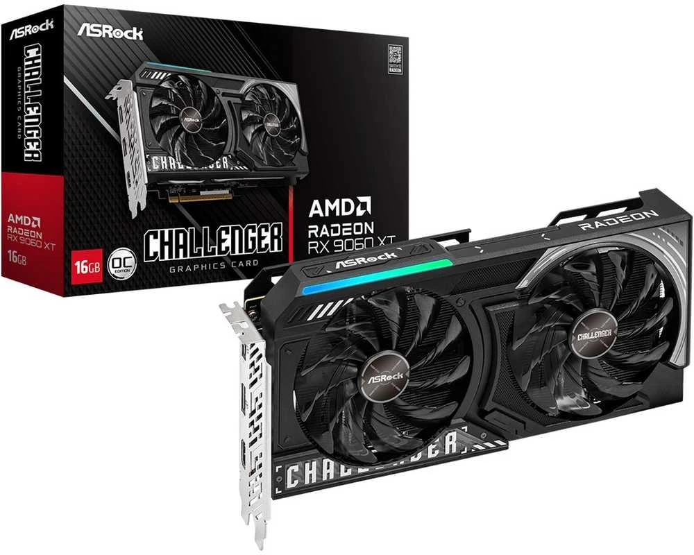 Vaizdo plokštė Asrock AMD Radeon RX 9060 XT Challenger 16GB OC GDDR6