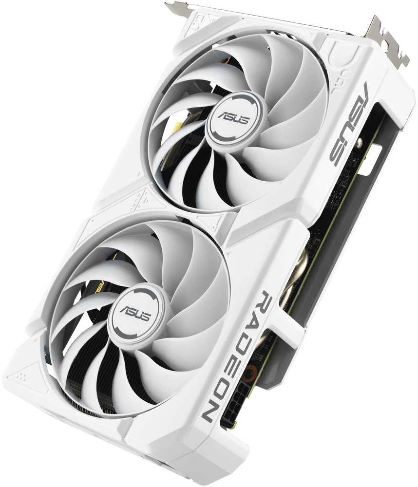 Vaizdo plokštė ASUS Dual Radeon RX 9060 XT Baltas Edition, 16384 MB GDDR6