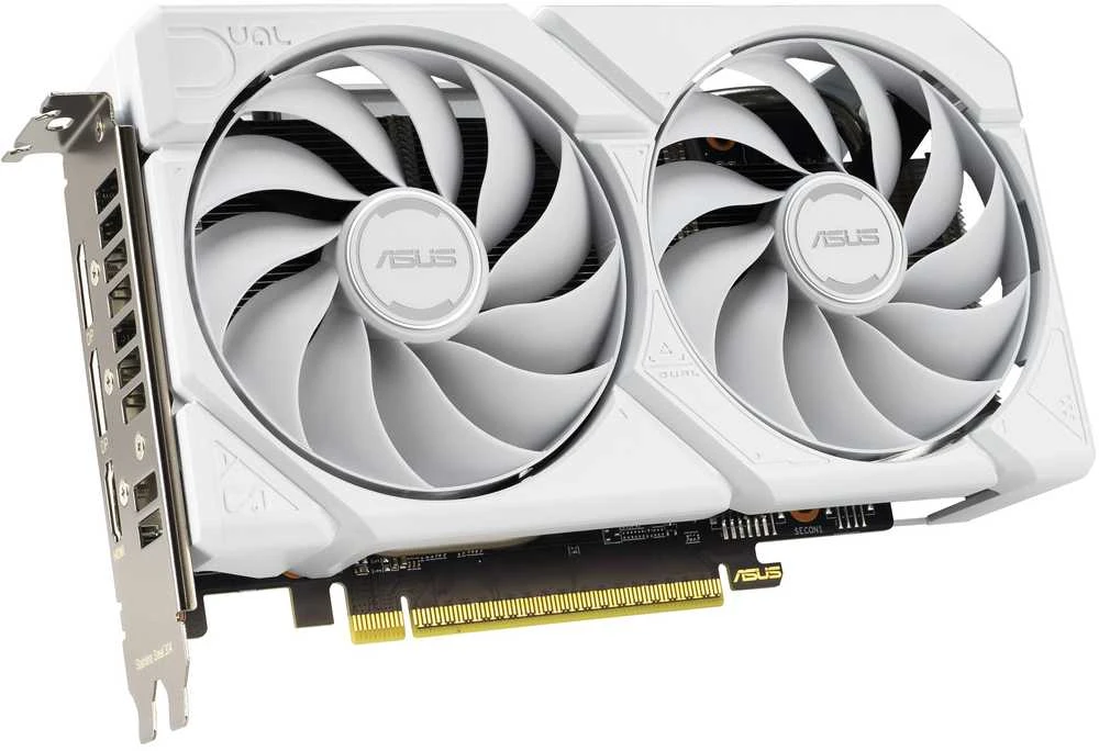 Vaizdo plokštė ASUS Dual Radeon RX 9060 XT Baltas Edition, 16384 MB GDDR6