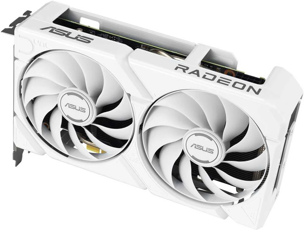 Vaizdo plokštė ASUS Dual Radeon RX 9060 XT Baltas Edition, 16384 MB GDDR6
