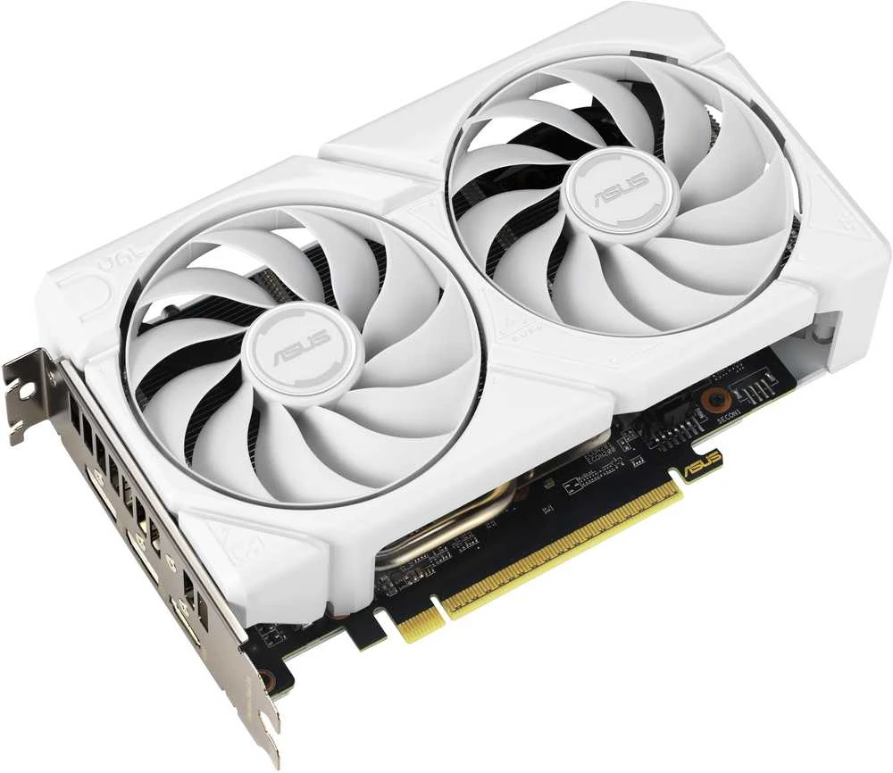 Vaizdo plokštė ASUS Dual Radeon RX 9060 XT Baltas Edition, 16384 MB GDDR6