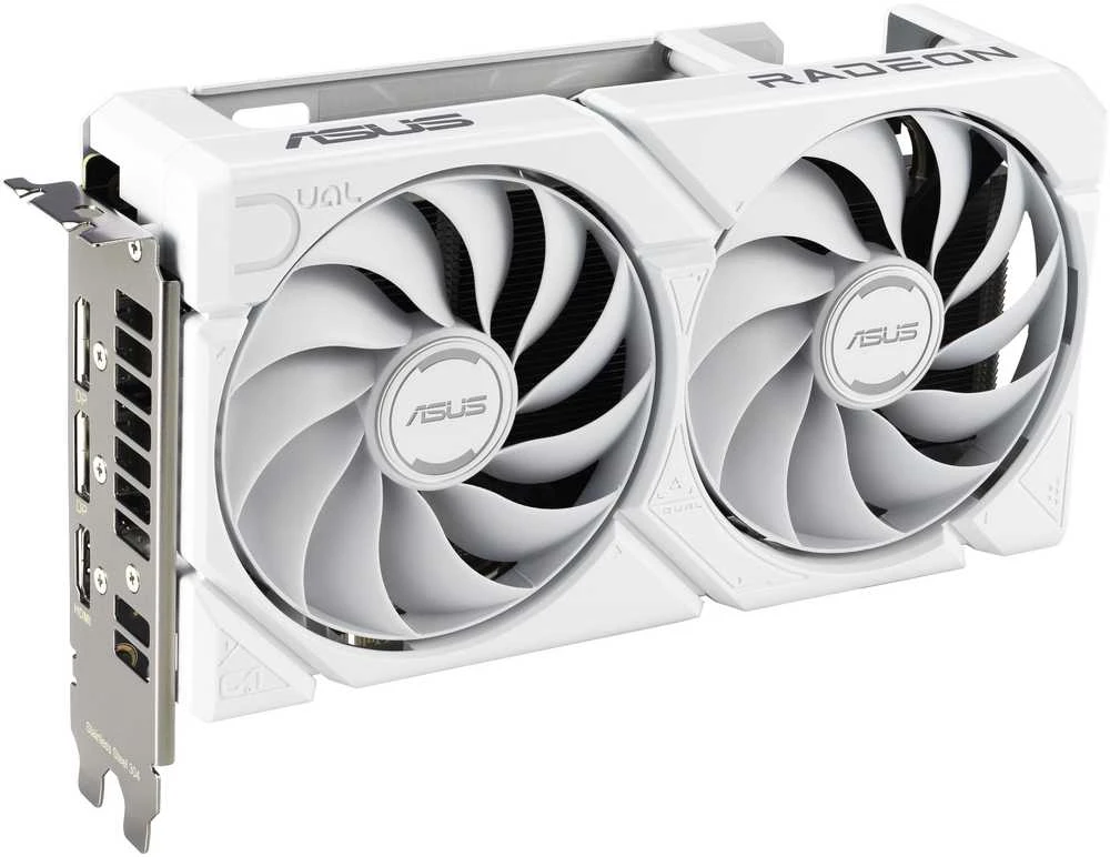 Vaizdo plokštė ASUS Dual Radeon RX 9060 XT Baltas Edition, 16384 MB GDDR6