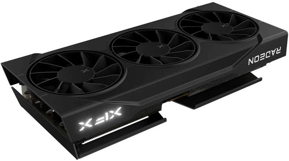 Vaizdo plokštė „XFX Radeon RX 9060 XT Swift“ trijų ventiliatorių 16 GB OC