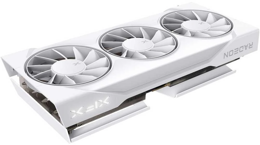 Vaizdo plokštė XFX Radeon RX 9060 XT Swift Baltas trijų ventiliatorių 16GB OC
