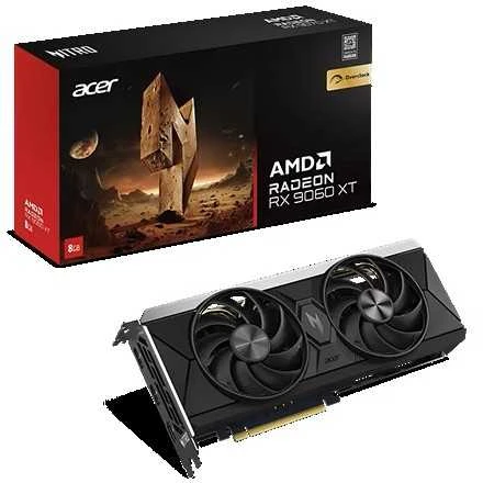 Vaizdo plokštė „Acer Nitro Radeon RX 9060 XT 8GB OC“ | AMD | 8 GB | „Radeon RX 9060 XT“ serija | GDDR6 | HDMI jungčių kiekis: 1 | PCI Express 5.0