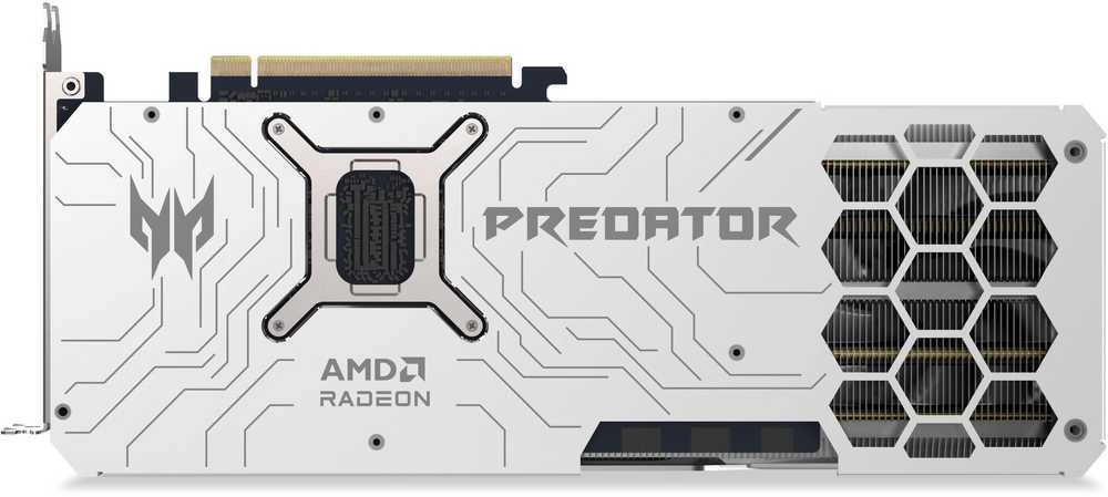 Acer „Predator BiFrost AMD RX9070 XT OC 16GB“ vaizdo plokštė, balta