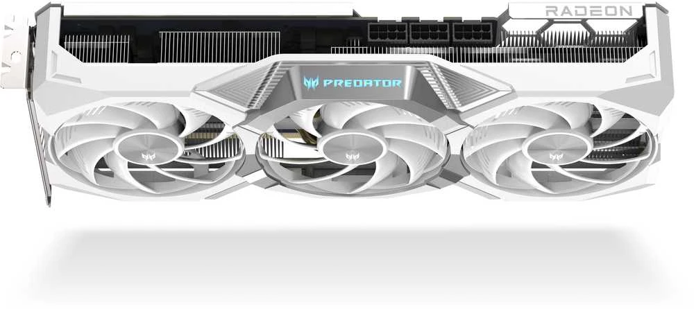 Acer „Predator BiFrost AMD RX9070 XT OC 16GB“ vaizdo plokštė, balta