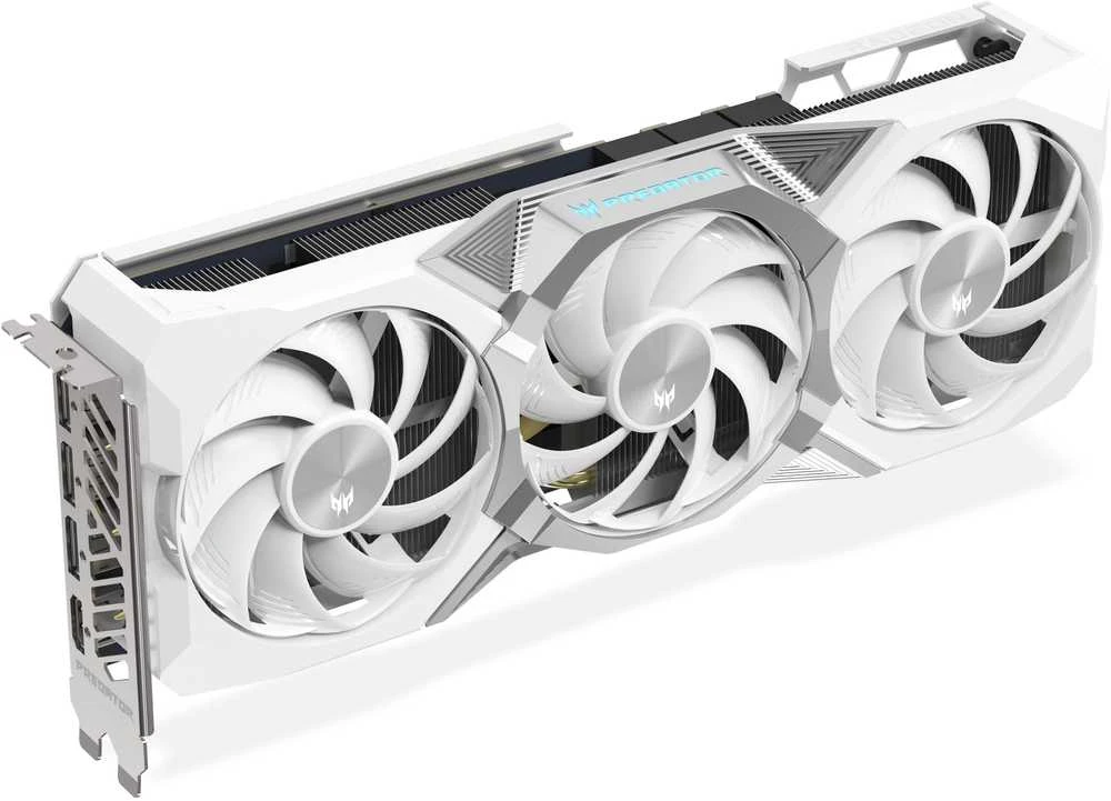 Acer „Predator BiFrost AMD RX9070 XT OC 16GB“ vaizdo plokštė, balta