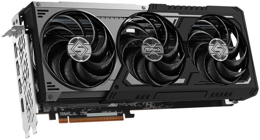 Vaizdo plokštė ASRock Radeon RX 9070 XT Steel Legend Dark 16GB