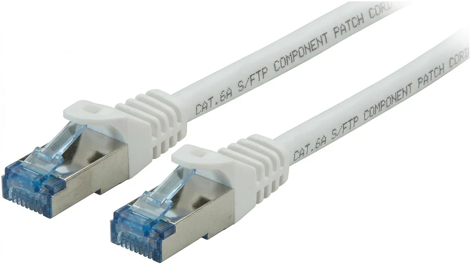 S Impuls Patchcord Cat.6A, S/FTP, balta, 3 m (75713-W)