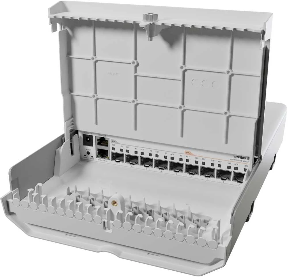 Maršrutizatorius MIKROTIK CRS310-1G-5S-4S+OUT CLOUD SWITCH NETFIBER 9 1X GE 5X SFP 4X SFP+ ROUTEROS L5