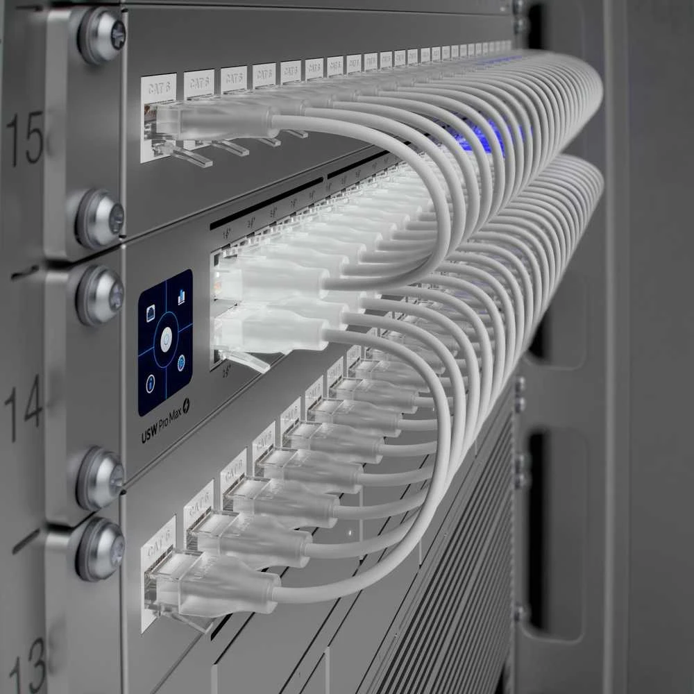 Komutatorius - Ubiquiti USW-PRO-MAX-48-POE L3 2.5G Pilkas