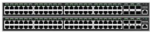 Šakotuvas Grandstream GWN7806P Layer 2+ valdomas tinklo PoE jungiklis, 48 prievadai / 6 SFP+