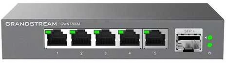 Šakotuvas Switch GrandStream GWN 7701PA 8xGbE 8xPOE Niezarządzalny (GWN7701PA)