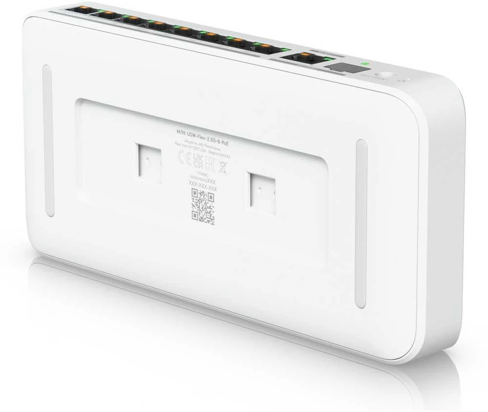 Šakotuvas UBIQUITI FLEX 2.5G POE FLEXIBLE, 8 PORT 2.5 GBE POE++ JUNGIKLIS SU 10 GBE RJ45/SFP+ KOMBINUOTU SUSIJUSIOS PRIEDAS, KURIE GALI BŪTI MAITINIMAS SU POE+++ ARBA KINKTAmosios srovės maitinimu*
