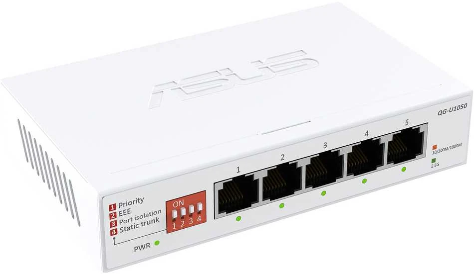 Šakotuvas Asus | QG-U1050 | Komutatorius, 5 prievadų | Nevaldomas | Stalinis kompiuteris
