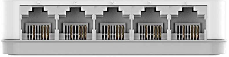 Šakotuvas D-Link DES-1005C nevaldomas komutatorius su 5x greituoju Ethernet, darbalaukio funkcija, „Plug-and-Play“ funkcija