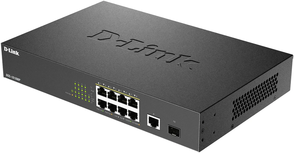 Šakotuvas D-Link DGS-1010MP/E
