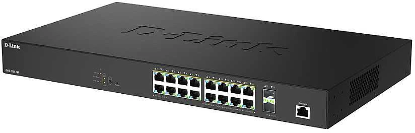 Šakotuvas D-LINK DMS-1250-18P/E 18 prievadų 2.5G išmanusis valdomas PoE komutatorius | D-Link