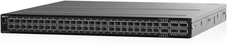 Šakotuvas Dell EMC S5248F-ON jungiklis 48x25GbE SFP28 4x100GbE QSFP28 2x100GbE QSFP-DD IO į PSU 2xPSU OS10