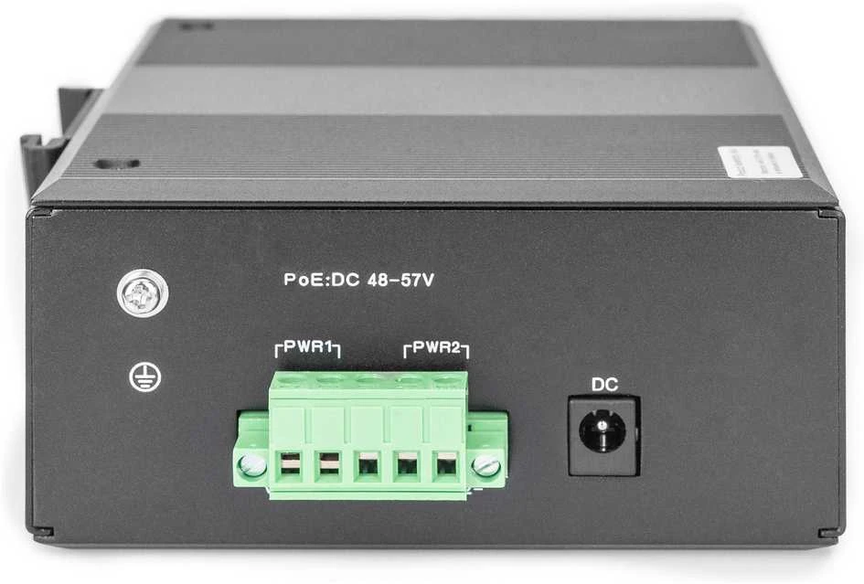 Šakotuvas Digitus INDUSTRIAL 7XGIGABIT POE SWITCH - 1XPD-PORT EXTENDED TEMP IN