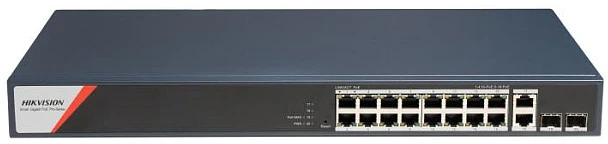 Šakotuvas Jungiklis POE DS-3E1520HP-SI-16P2T2F 16 PRIEVADŲ SFP Hikvision