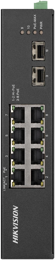 Šakotuvas SWITCH POE DS-3T0510HP-E/HS 8 PRIEVADŲ SFP Hikvision