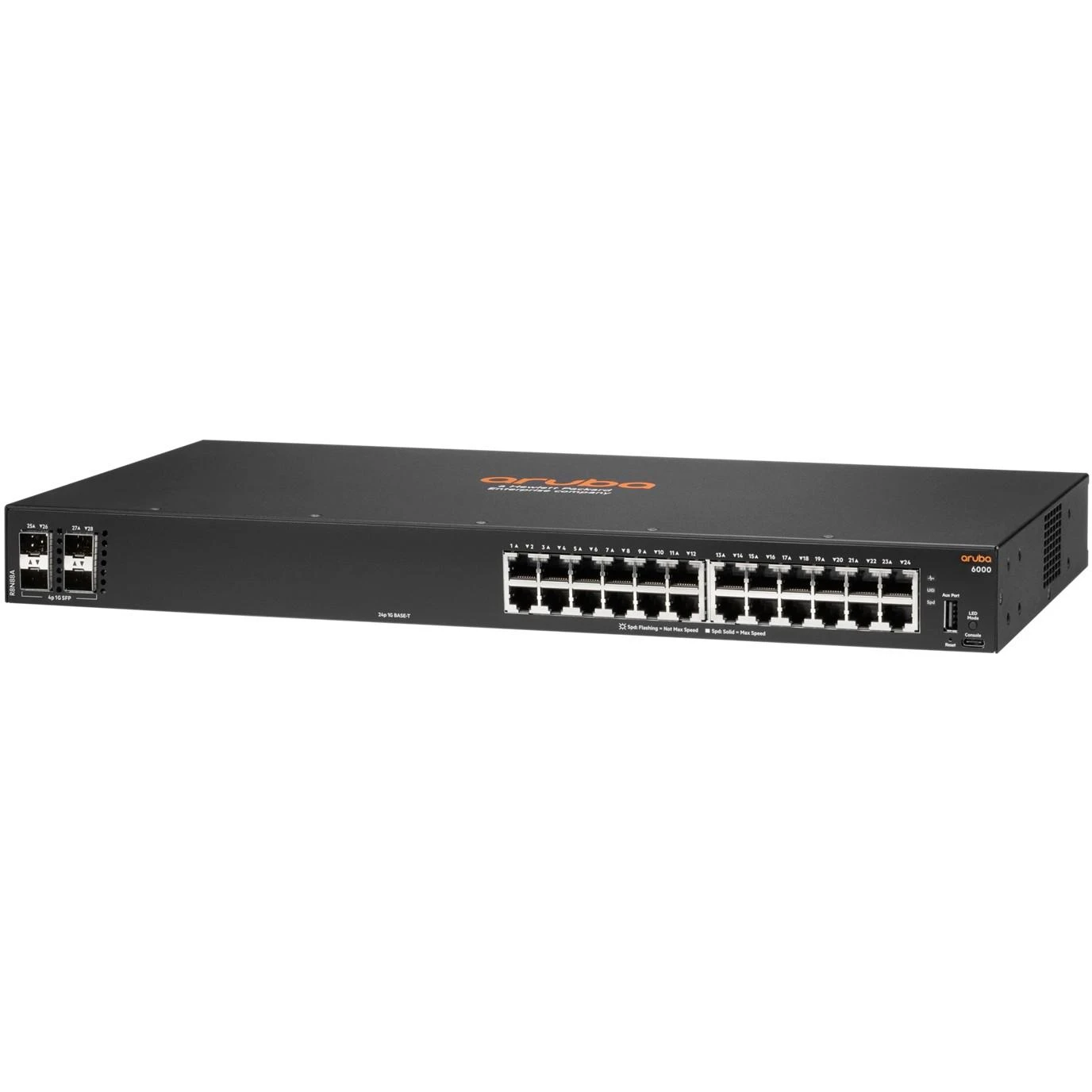Šakotuvas Hewlett Packard (HP) HPE Aruba 6000 24G 4SFP jungiklis