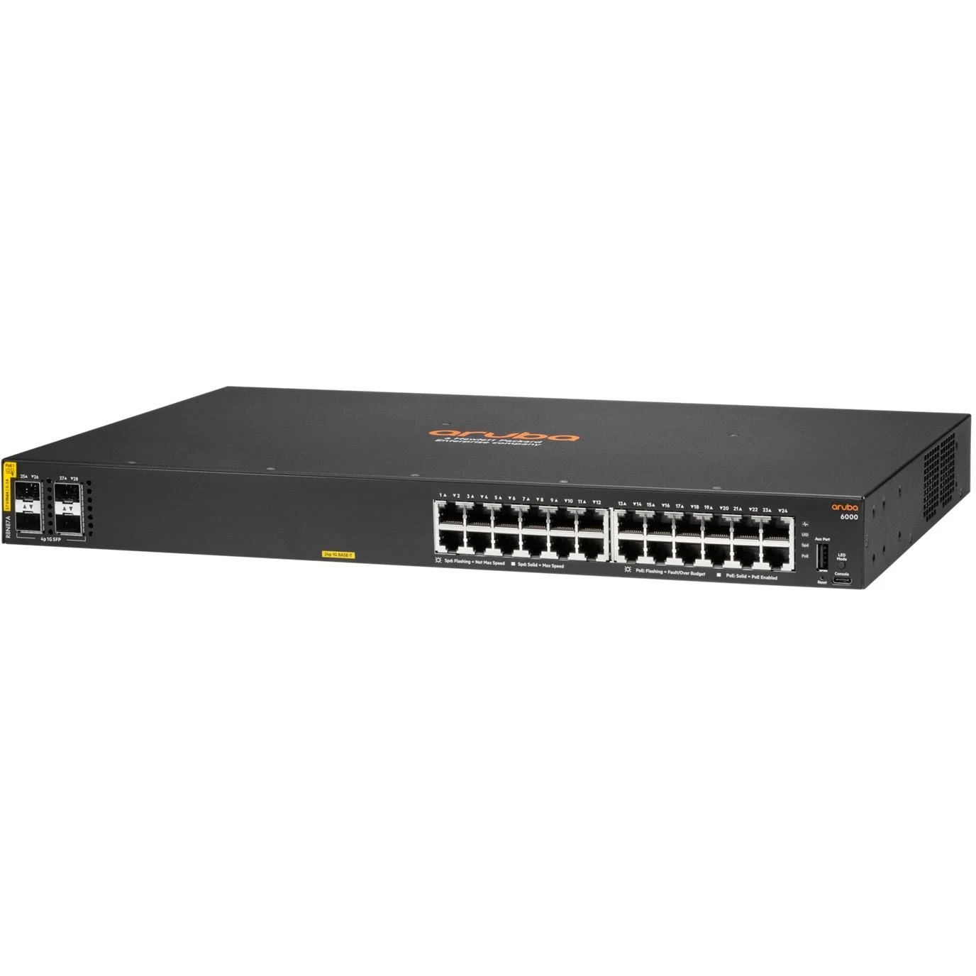 Šakotuvas Hewlett Packard (HP) HPE Aruba 6000 24G CL4 4SFP jungiklis