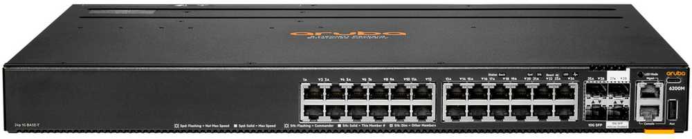 Šakotuvas Hewlett Packard (HP) ARUBA 6200M 24G 4SFP+SW-STOCK - .