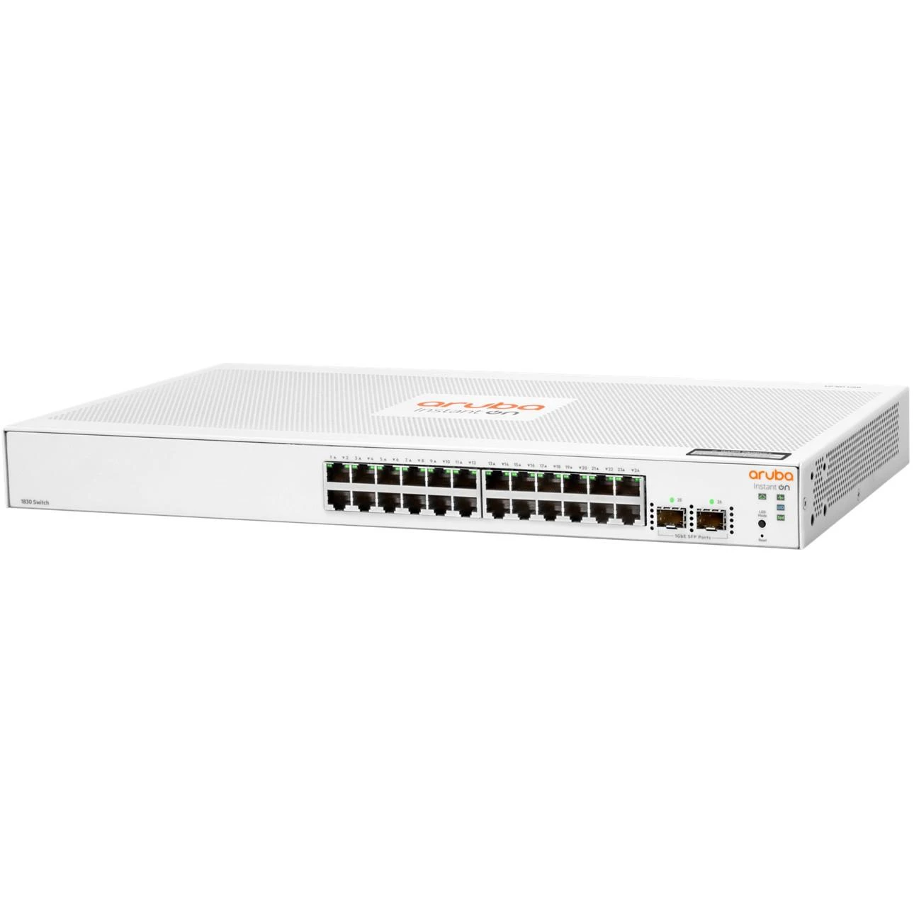 Šakotuvas Hp Enterprise HP1 HPE Aruba Networking tinklo komutatorius su momentiniu įjungimu 24p gigabito 2p SFP 1830 Valdomas L2 gigabito Ethernet (10/100/1000) 1U