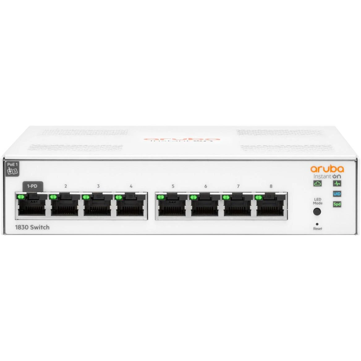 Šakotuvas Hewlett Packard (HP) HPE Aruba Switch ION 1830 8G