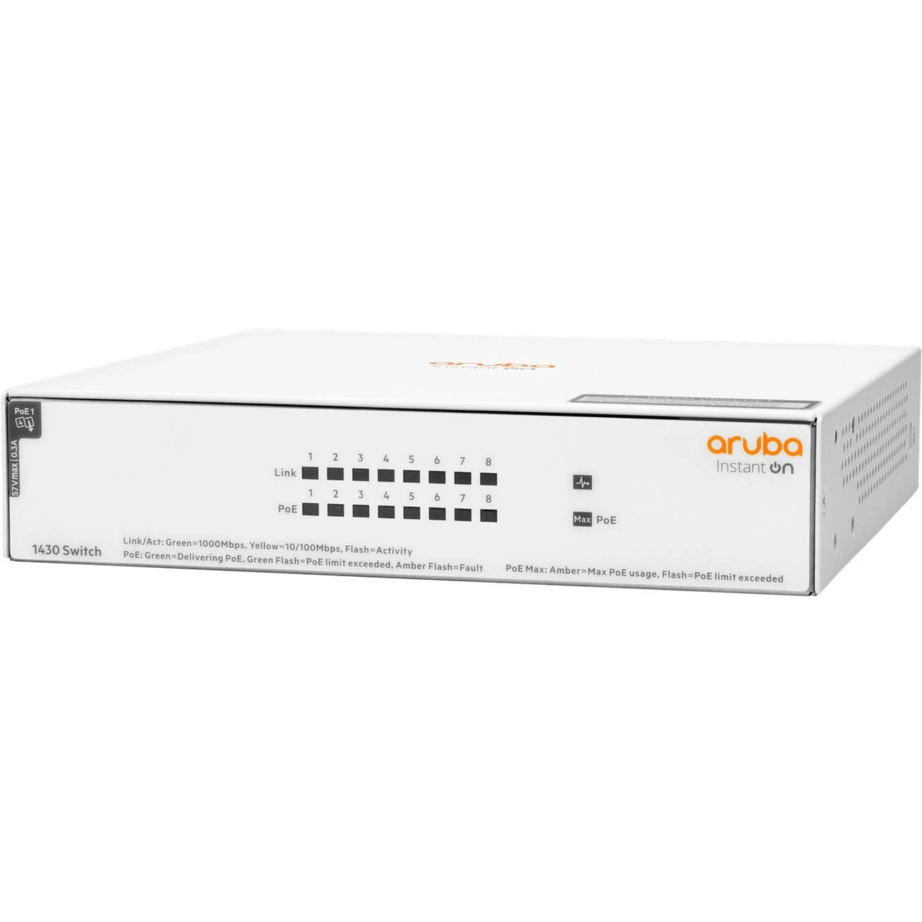 Šakotuvas Hewlett Packard (HP) HPE Aruba Instant On 1430 nevaldomas 8G