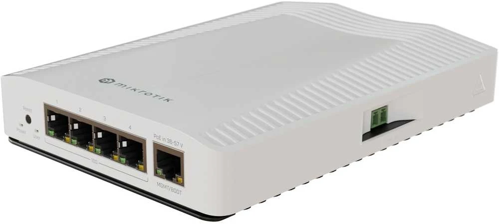 Maršrutizatorius MikroTik | Ethernet komutatorius | CRS304-4XG-IN | Ethernet komutatorius | Stalinis, montuojamas ant DIN bėgelio | 10 Gbps (RJ-45) jungčių kiekis: 4
