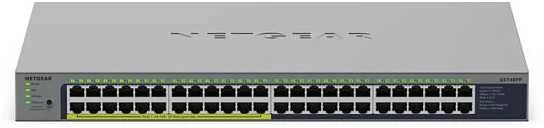 Šakotuvas Netgear 48-PORT 1G UNMANAGED POE SWITCH - RACKMOUNTABLE
