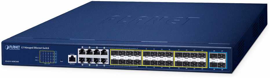 Šakotuvas Switch Planet GS-6311-16S8C4XR