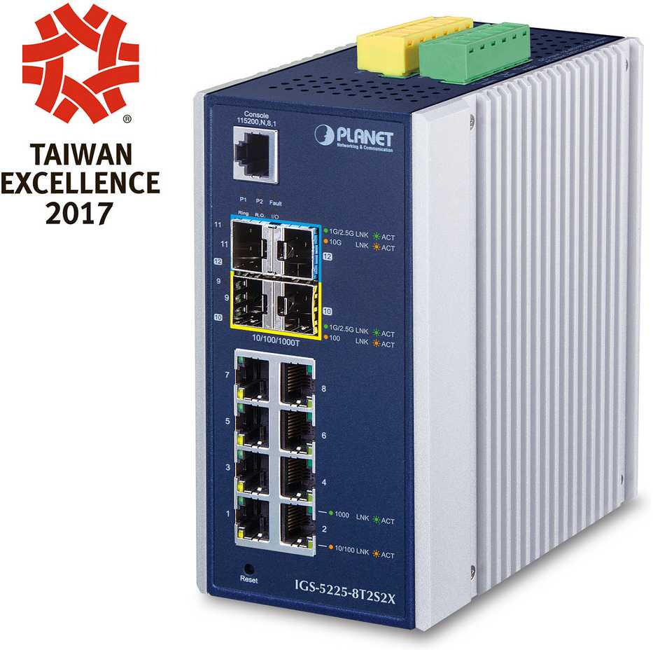 Šakotuvas Switch Planet IGS-5225-8T2S2X