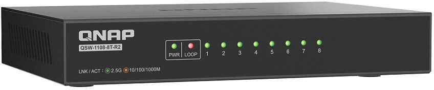 Šakotuvas QNAP QSW-1108-8T-R2