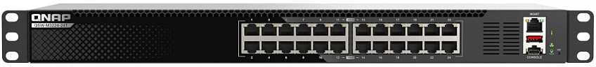 Šakotuvas QNAP QSW-M3224-24T jungiklis 24 prievadai 10GBASE-T lustas
