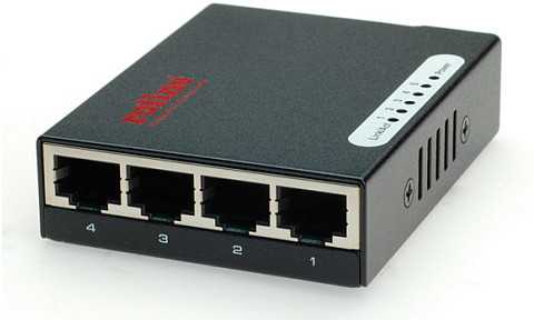 Šakotuvas Switch Roline Fast Ethernet kieszonkowy 5 portów (21.14.3133)