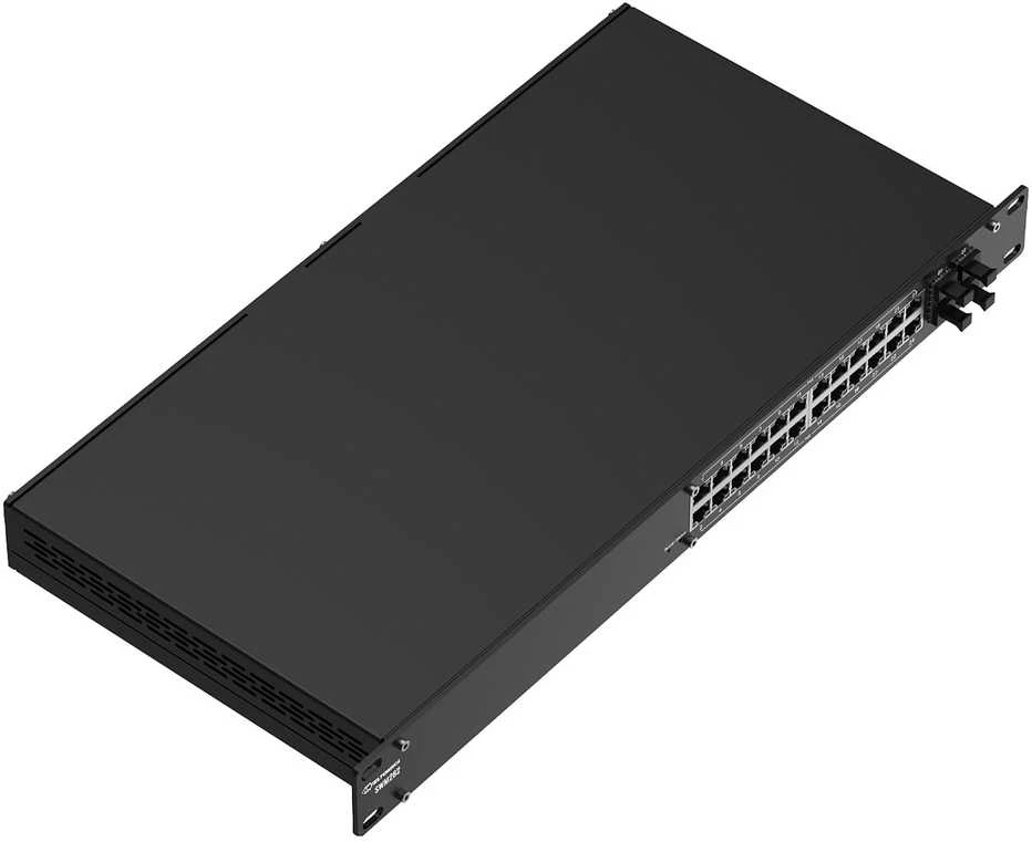 Šakotuvas „Teltonika SWM282 PoE+“ valdomas komutatorius | SWM282 | Daugiasluoksnis valdomas | SFP jungtys kiekis: 4