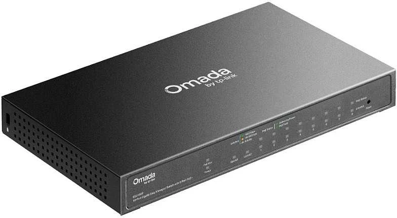 Šakotuvas Tinklo Įranga - TP-Link ES210GP 8-Port Managed Switch PoE 1Gbps