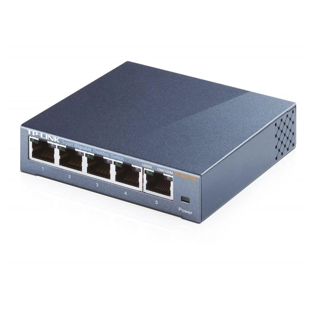 Šakotuvas Komutatorius TP-LINK, 5-port, metalinis korpusas, juodas / TL-SG105