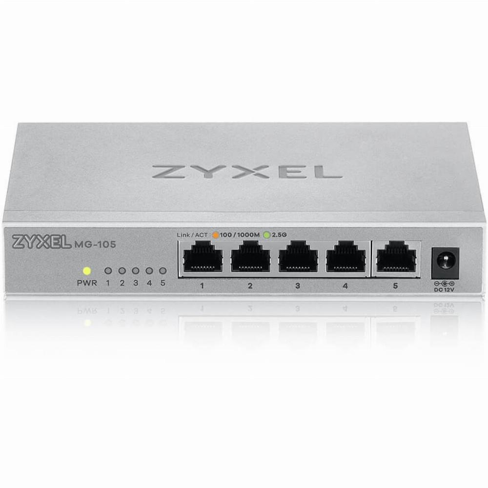 Šakotuvas TP-Link ZYXEL MG-105 5 PORTS DESKTOP 2,5G MULTIGIG UNMANAGED DESKTOP SWITCH