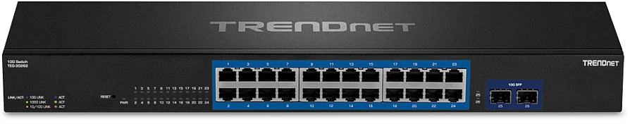Šakotuvas Switch TRENDnet TEG-30262 24-portowy Gigabit 2x10G SFP