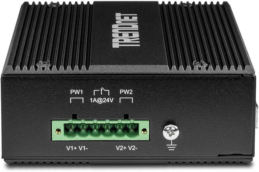 Šakotuvas TRENDnet Industrial Switch 8-Port Gbit PoE+ 24-56V DIN-Rail
